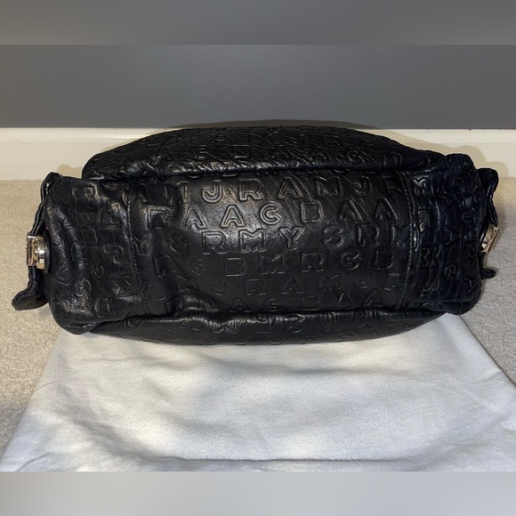 MARC JACOBS Pebbled Leather Hobo Bag - Black - Picture 3 of 11